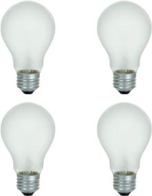img 4 attached to 💡 Sunlite 01043-SU Incandescent A19 Household Light Bulb, 25W, 130 Lumens, E26 Medium Base, Dimmable, Mercury-Free, 2600K Warm White, Frost, 4 Pack