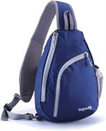 suyzufly backpack crossbody shoulder resistant backpacks logo