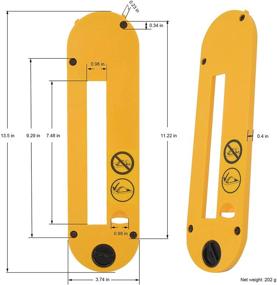 img 1 attached to 🔩 DWE7402DI Dado Throat Plate: Enhance Your DEWALT DWE7490/DWE7491 Table Saw with this High-Quality Replacement and Accessories