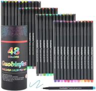 🖍️ 48-color journal planner colorful fineliner pens - guobinfen, 0.4mm fine point set for kids, adults - sketching, writing, coloring, note-taking, calendars, art projects, supplies, scrapbooking logo