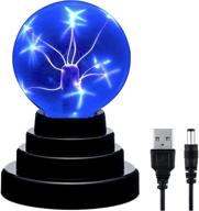 ⚡️ usb plasma ball light magic touch sensitive thunder lightning - mornajina логотип