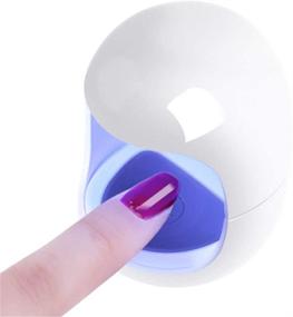 img 3 attached to 💅 Teryei Mini Nail Phototherapy Lamp: UV LED Nail Lamp with Automatic Sensor for Fingernail and Toenail Art