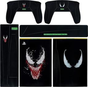 img 2 attached to Enhance Your PS5 Experience: PS5 Console Skin & Controller Skins Set - Ven Decal Kit (Digital Edition)