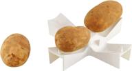 домашняя печь для картофеля home-x для микроволновой печи - без бпа, можно мыть в посудомоечной машине - готовьте до 4 картофелин - 5 3/4" в диаметре - идеальная кухонная необходимость! логотип