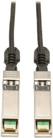 img 1 attached to 🔌 Tripp Lite SFP+ 10Gbase-CU Пассивный Twinax медный кабель, Cisco совместимый SFP-H10GB-CU5M, 5M Черный (16 фт.) - Улучшенная оптимизация SEO