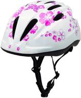 🚴 cpsc certified pink girl helmet for bike - adjustable & multi-sport - ages 5-12 years logo