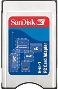 img 1 attached to 📷 SanDisk 6-in-1 PC Card Adapter: SDAD-67-A10, Retail Package - Efficient and Versatile Storage Solution