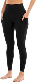 img 2 attached to 🔥 Stay Warm and Stay Chic with YEZII 2 Pack Fleece Lined Leggings for Women - High Waisted Yoga Pants with Pockets - Perfect for Winter