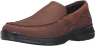 premium rockport mens city oxford brown shoes: stylish loafers & slip-ons for men logo