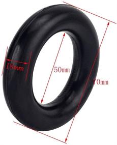 img 3 attached to Universal 4Pcs O-Ring Rubber Hanger: Effective Car Exhaust Insulator Bracket Bushing Mount