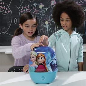 img 1 attached to ❄️ Disney's Frozen Elsa and Anna 1 Gallon Ultrasonic Cool Mist Humidifier: Enhance Air Quality with Elsa and Anna