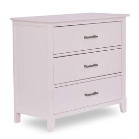 img 2 attached to Dream on Me Blush Pink Universal 3 Drawers Chest - Kids Bedroom & Mid Century Modern Dresser