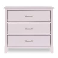 dream on me blush pink universal 3 drawers chest - kids bedroom & mid century modern dresser логотип