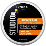 🧔 крем для бороды и волос l'oreal paris hair care studio line: легкий и питательный, 1,7 унции логотип