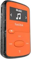 sandisk 8gb clip jam mp3 player (orange) logo