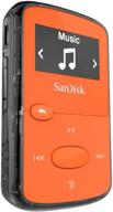 sandisk 8gb clip jam mp3 плеер (оранжевый) логотип