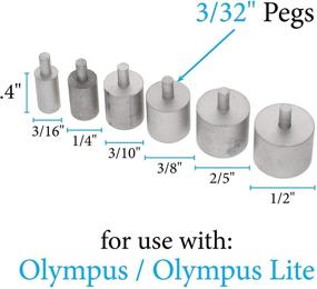 img 2 attached to 🔧 WigJig Small Super Pegs (6) for Delphi/Cyclops/Centaur Jewelry Wire Wrap: Enhance Your Wire Wrapping Crafts!