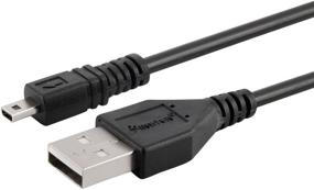 img 3 attached to Nikon CoolPix P90 - 1.5M / 59 Inches Black USB 2.0 A to 8-Pin Mini B Cable with Ferrite