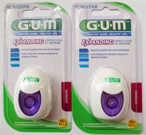 img 2 attached to 🦷 GUM Expanding Dental Floss 2030 - 43.3 Yd (2 Pack)