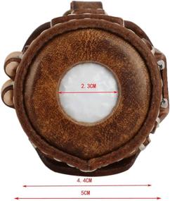 img 2 attached to TOURBON Vintage Leather Golf Ball Pouch Tee Holder Divot Tool Carrier: Classic Elegance for Golf Enthusiasts