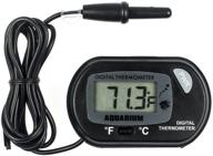 🌡️ zacro lcd digital aquarium thermometer: accurate fish tank & terrarium water temperature monitoring logo