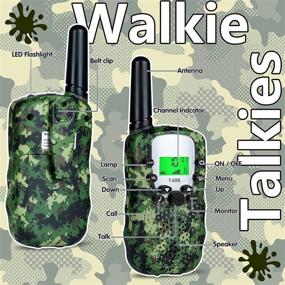 img 3 attached to Tepsmigo Multi Built Walkie Talkie Function