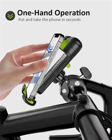 img 2 attached to 🚲 Rockyland Universal Bike Phone Mount - Compatible with iPhone 13 Pro Max/13/12/11, Galaxy S21/S20 and 4.7"-6.8" Phones - Motorcycle and Bicycle Handlebar Phone Holder