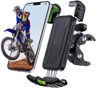 🚲 rockyland universal bike phone mount - compatible with iphone 13 pro max/13/12/11, galaxy s21/s20 and 4.7"-6.8" phones - motorcycle and bicycle handlebar phone holder logo