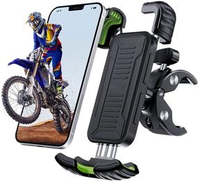 img 4 attached to 🚲 Rockyland Universal Bike Phone Mount - Compatible with iPhone 13 Pro Max/13/12/11, Galaxy S21/S20 and 4.7"-6.8" Phones - Motorcycle and Bicycle Handlebar Phone Holder