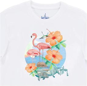 img 1 attached to 👕 Guy Harvey Sleeve T-Shirt X Large - Stylish Girls' Clothing in Tops, Tees & Blouses