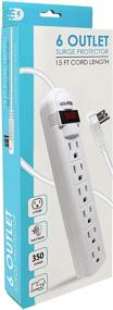 img 2 attached to Digital Energy 6 Outlet Protector Extension Power Strips & Surge Protectors in Surge Protectors