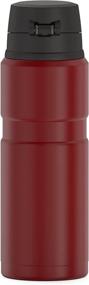 img 3 attached to 🍶 THERMOS Stainless King Vacuum-Insulated Drink Bottle, 24 oz, Matte Red - Best Quality for Hot or Cold Beverages