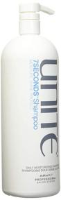 img 2 attached to 💆 UNITE Hair 7 Seconds Shampoo, Large 33.8 Fl Oz Bottle