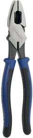 img 2 attached to Продуктовое название: "Бокорезы Klein Tools J213-9NE для линейщика, 9 дюймов, высокая плечевая сила, упрощенный дизайн, цветовая кодировка - улучшенная оптимизация поиска