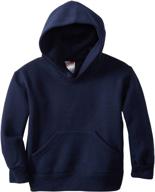 little boys' hooded sweatshirt by soffe logo