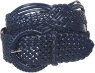 👸 stylish black women's accessories: genuine leather braided woven must-haves logo