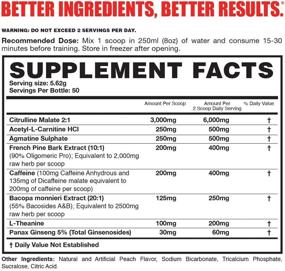 img 1 attached to Boost your Performance with Magnum Nutraceuticals PRE FO Workout Powder (50 Servings) (Peach Candy)