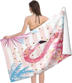 img 2 attached to Flamigo Microfiber Towels Swimming Spa 32X52