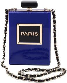 img 4 attached to LETODE Акриловая парфюмированная вечерняя винтажная женская сумка и кошелек: стильная и классическая коллекция для современной женщины