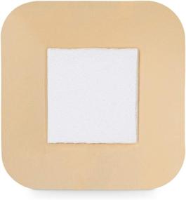 img 3 attached to 🩹 MedVance TM Foam – Bordered Adhesive Hydrophilic Foam Dressing 4x4 (2x2 Pad) - Pack of 5 dressings