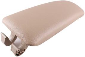 img 2 attached to 🚘 Premium Beige Armrest Cover Lid for Audi A4 B6 B7 2002-2007 - Protect & Upgrade Your Car's Center Console!
