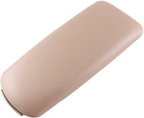 img 1 attached to 🚘 Premium Beige Armrest Cover Lid for Audi A4 B6 B7 2002-2007 - Protect & Upgrade Your Car's Center Console!