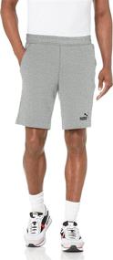img 4 attached to PUMA Essentials Shorts Black Cat Large Sports & Fitness