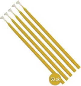 img 1 attached to 🕯️ Hyoola Beeswax Birthday Candles – 50 Pack - Natural Dripless Decorative Candles with Long Lasting Burn – Elegant Taper Design, Soothing Scent – 6” Tall – Handmade in The USA: Enhance Your Celebrations with High-Quality Beeswax Candles
