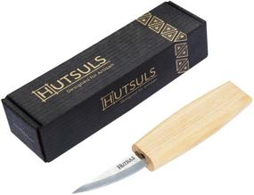 img 4 attached to 🔪 Hutsuls 6.5 inch Wood Whittling Knife - Razor Sharp Sloyd Woodworking Knife for Beginners in a Stylish Gift Box - Ideal for Men, Women, Adults, and Kids