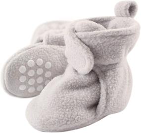 img 4 attached to 👣 Luvable Friends Cozy Fleece Booties for Unisex Baby - A Perfect Footwear Choice