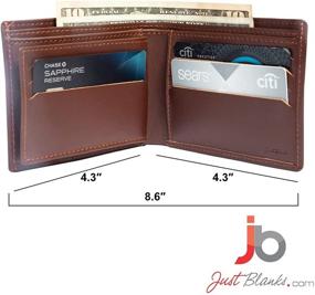 img 2 attached to JB001 Genuine Leather Wallets Capacity Men's Accessories for Wallets, Card Cases & Money Organizers
