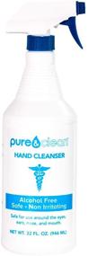 img 3 attached to Alcohol-Free Hand Cleanser Spray - Pure & Clean - Hypochlorous Acid and Oxygenated Water - pH Balanced - Non Irritating - No Rinse - Eco-Friendly - 32 oz