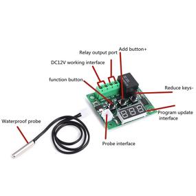 img 1 attached to 🌡️ Ultimate Precision: Waterproof Thermostat with Temperature Thermistor for Hassle-Free Control