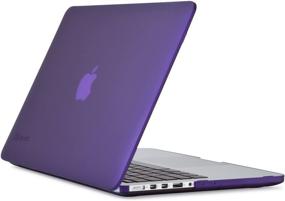 img 2 attached to 🍇 Speck Products SeeThru Satin Soft Touch, Hard Shell Case for 13-Inch MacBook Pro with Retina Display - Grape Purple (SPK-A1891): Enhance Your Mac Protection & Style